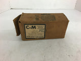 C-M L201 Float Switch w/ Leaver Arm 110/220 Vac 2 Hp 2 Pole