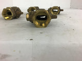 3/4'' Brass Ball Valve Lot of 5 No Handle