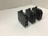 Square D 15 Amp Single Pole Circuit Breaker Type QO Lot of 3