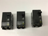 Square D 15 Amp 2 Pole Circuit Breaker Type QO