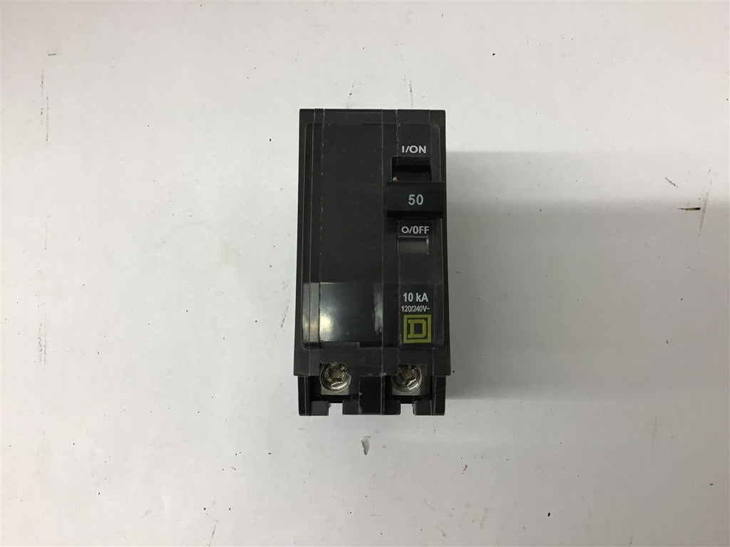 Square D 50 Amp Circuit Breaker Type QO 2 Pole