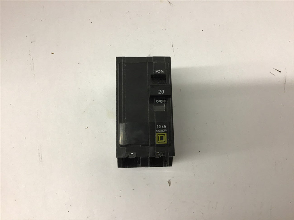 Square D 20 Amp Circuit Breaker 2 pole Type QO