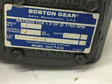 Boston Gear F7105B5G Left Angle Gear Reducer .6 Input Hp 5:1 RAtio