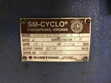 SM-Cyclo CHHS-6175Y-R2-6 .6 Ratio 40.4 Input Hp 1750 Rpm Gear Reducer