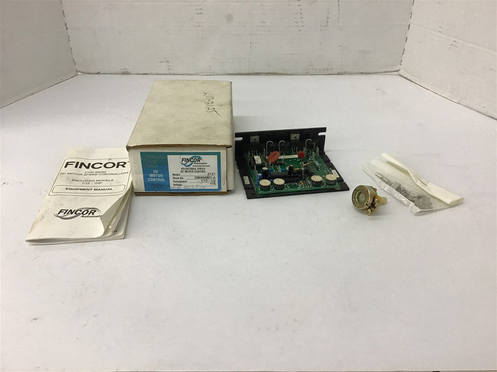 Fincor 2121 DC Motor Speed Control 115 Volts