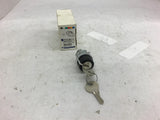 Telemecanique ZB4 BG012 3 Position Key Selector Switch