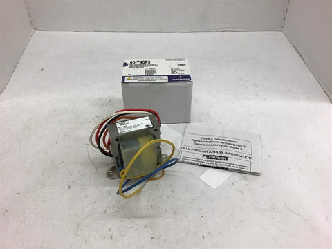 Whit-Rodgers 90-T40F3 Transformer 120/208/240 Vac 24 Vac Sec 40 Va