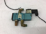 Mac 52A-11-BOA-DM-DDAJ-1KA Valve 20-150 PSI w/ Solenoid DMB-DDAJ-1KA 24 VDC