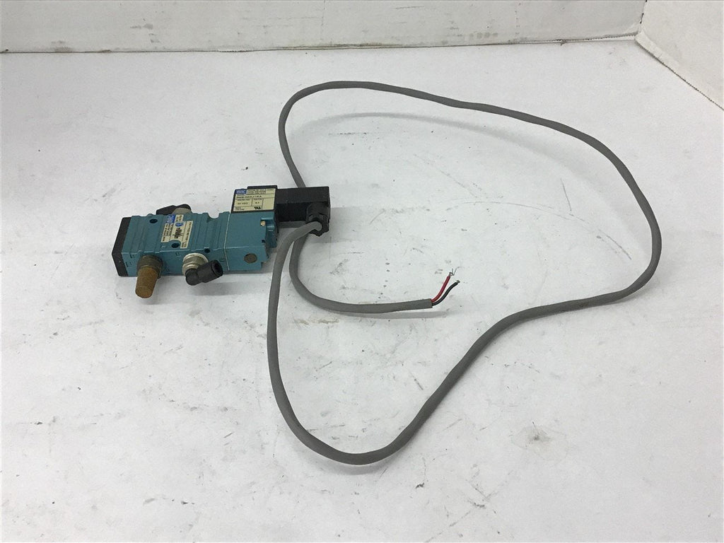 Mac 52A-11-BOA-DM-DDAJ-1KA Solenoid Valve w/ DMB-DDAJ-1KA 24 VDC 120 PSI