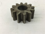 12 Tooth Gear 1.436" Bore 1.086 Pitch