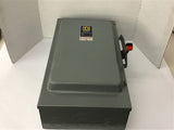 Square D HU-264 Safety Switch 200 Amps 600VAC 600VDC Single Phase