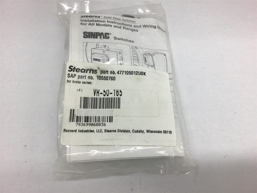 Stearns 477105012U0K VR-50-165 Sinpac Switch