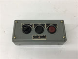 Furnas Eelectric BHG13-11 Pushbutton enclosure w/ buttons and selector swtich