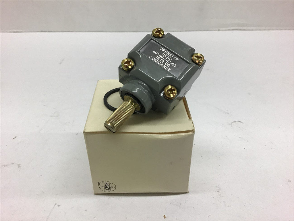 Allen-Bradley 40146-747-63 Operating head