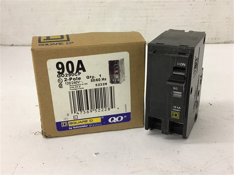 Square D QO290CP 90 Amp Circuit Breaker2 Pole 120/240 Volt