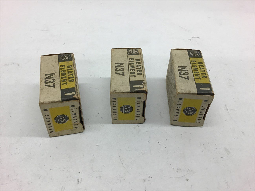 Allen-Bradley N37 Thermal Overload Relay Lot of 3