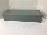 Square D Enclosure Length 23-1/4"--Width 7-5/8"--Depth 4-3/4"