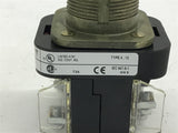 Allen Bradley Push Button 800TFXNQ10RA7 Type 4 13 Red Cap 120V 3 Position