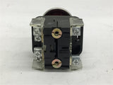 Allen Bradley Push Button 800TFXNQ10RA7 Type 4 13 Red Cap 120V 3 Position