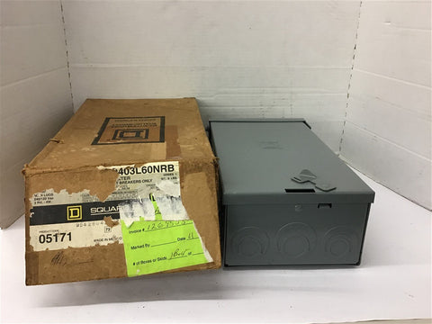 Square D QO403L60NRB 60 Amp Load Center 240/120 vac 3R