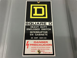 Square D H362 Type 1 60 Amp 600 Vac Fusible Safety Switch