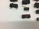 Assorted Lot of Limit Switches and Micro Switches