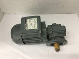 Bauer 1938772-2 BS03-38H/D06L4 Ac Gear Motor .18 KW 220 Volts 62:1 Ratio 22 Rpm