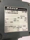 Bauer 1938772-2 BS03-38H/D06L4 Ac Gear Motor .18 KW 220 Volts 62:1 Ratio 22 Rpm