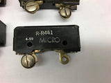 Assorted Lot of 12 Microswitches-7 R-R441,2 BZ-R2411-A2, 1 WZ-R, 1 BZ-R88