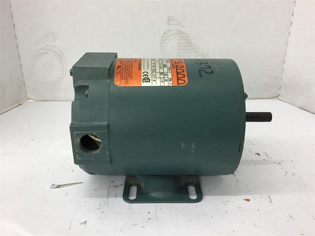 Reliance P48H1305S 1/2 HP AC Motor 208-230/460 volts 3600 Rpm 2P 48 Frame