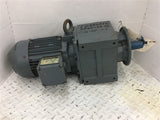 Danfoss BG30-27/D08LA4-TF/AM 1.5 HP Gear Motor 230/460 Volts 158 Rpm