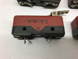 Four Microswitches, WHBY32-1 Lot of 4