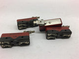 Four Microswitches, WHBY32-1 Lot of 4