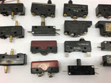 Assorted Lot of 22 Switches Micro Limit and Toggle as Pictured