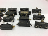 Assorted Lot of 22 Switches Micro Limit and Toggle as Pictured