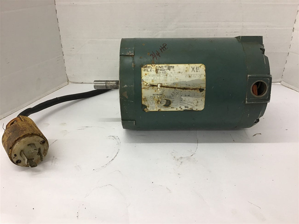 Reliance 3/4 HP AC Motor 230/460 Volts 1800 Rpm 4P 56C Frame