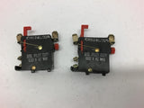 General Electric CR124L028 Overload Relay 600 Vac Standard Pilot Duty Lot of 2