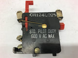 General Electric CR124L028 Overload Relay 600 Vac Standard Pilot Duty Lot of 2