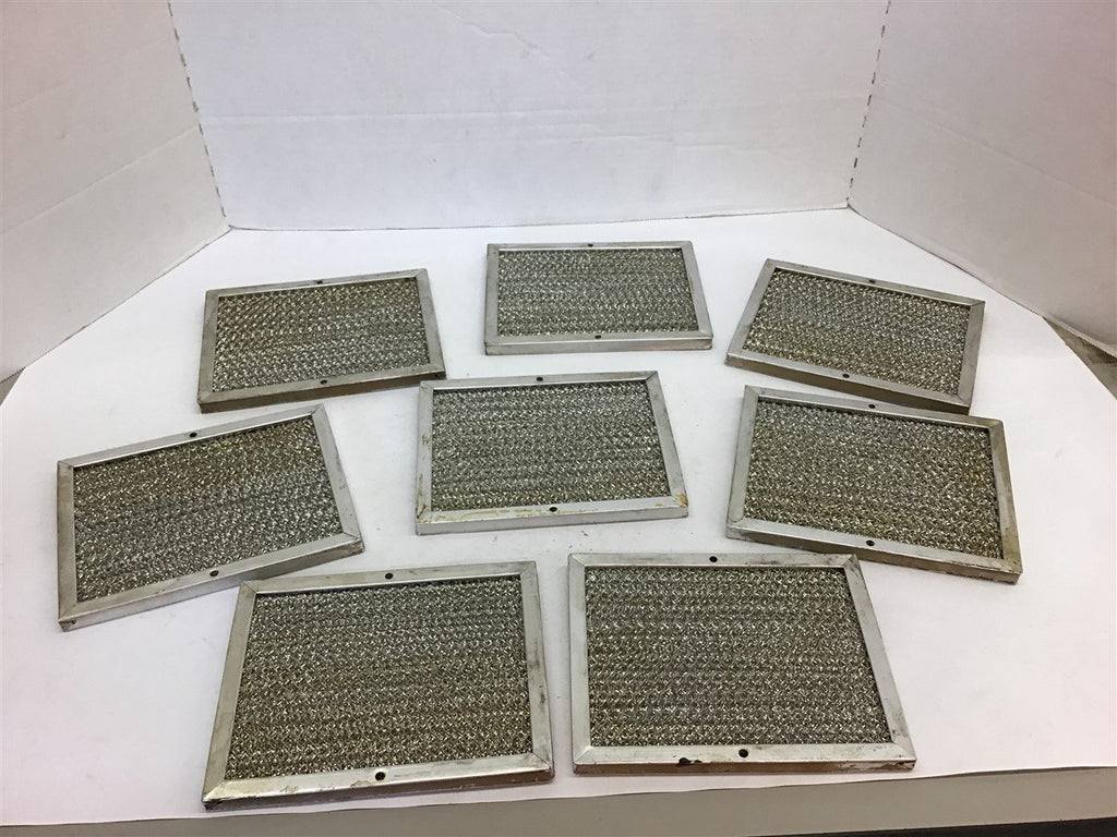 7" Long x 5 1/2" w x 1/2" Depth Filter Lot of 8