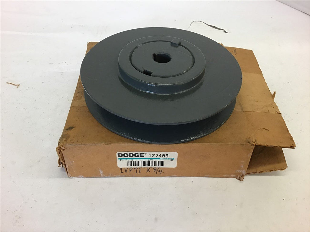 Dodge 127409 1VP71x3/4 Pulley Single Groove 3/4" Bore