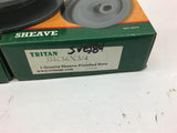 Triatn BK36x3/4 Pulley Single Groove 3/4" Bore Lot of 2