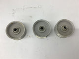 Idler Pulley 2 1/4" x 3/8" Flat Lot of 3