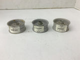 Idler Pulley 2 1/4" x 3/8" Flat Lot of 3