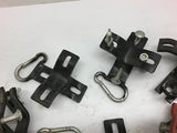 Mountable Safety Chain Clamps Lot of 7