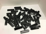 Grip-Handle 1/4 X 1 Black Lot of 50