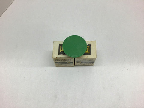 Square D Green Mushroom Button Kit 9001 Class K17G Type H Series 2 1/4" Diameter