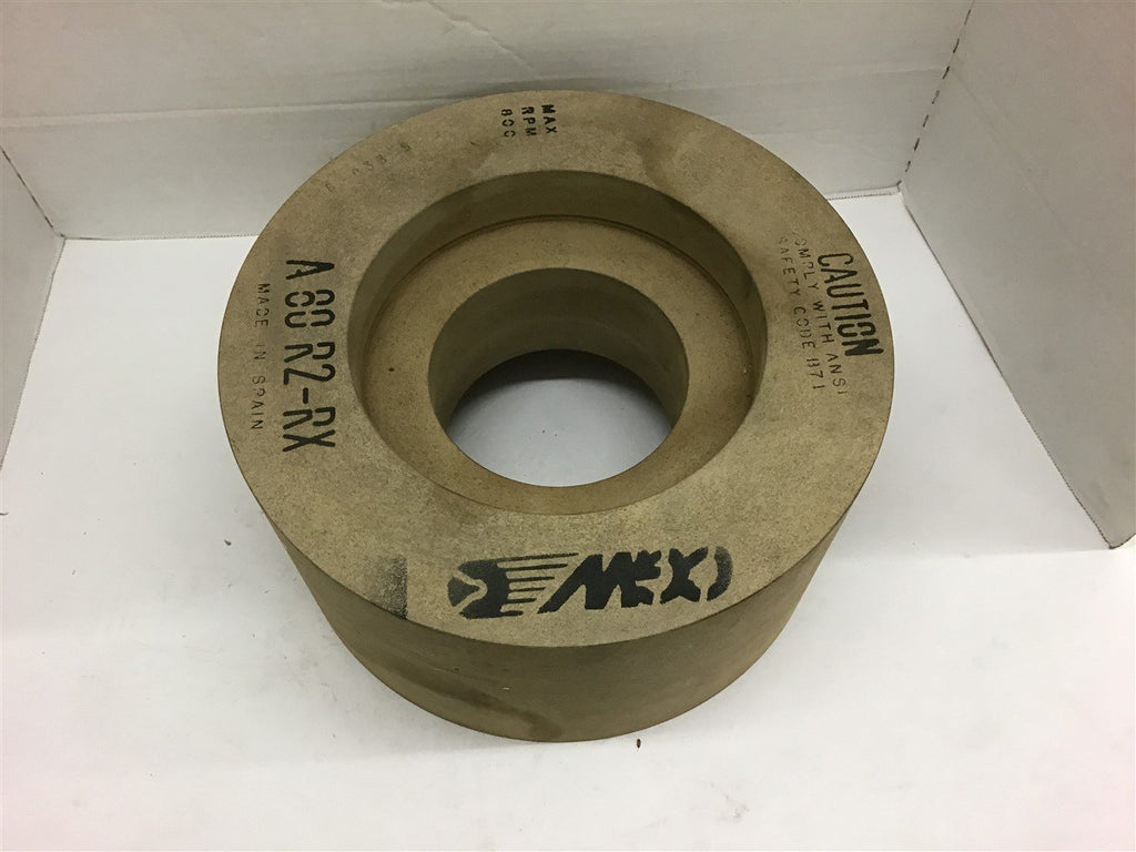 Grinding Wheel A-80-R2-RX 800 Max RPM- 12" OD, 5" ID, 6" Wide