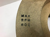 Grinding Wheel A-80-R2-RX 800 Max RPM- 12" OD, 5" ID, 6" Wide