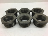 Hex Reducer Bushing 2 x 1-1/2 NPT- Lot of 6