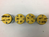 Leviton 15 Amp 250 Volt Male Plug Lot of 4